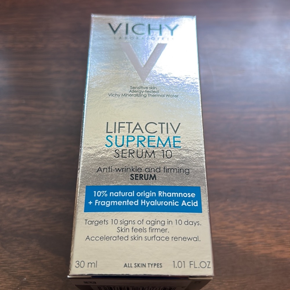 Vichy Liftactiv Supreme Serum 10 anti wrinkle and firming serum.  New. 30ml.